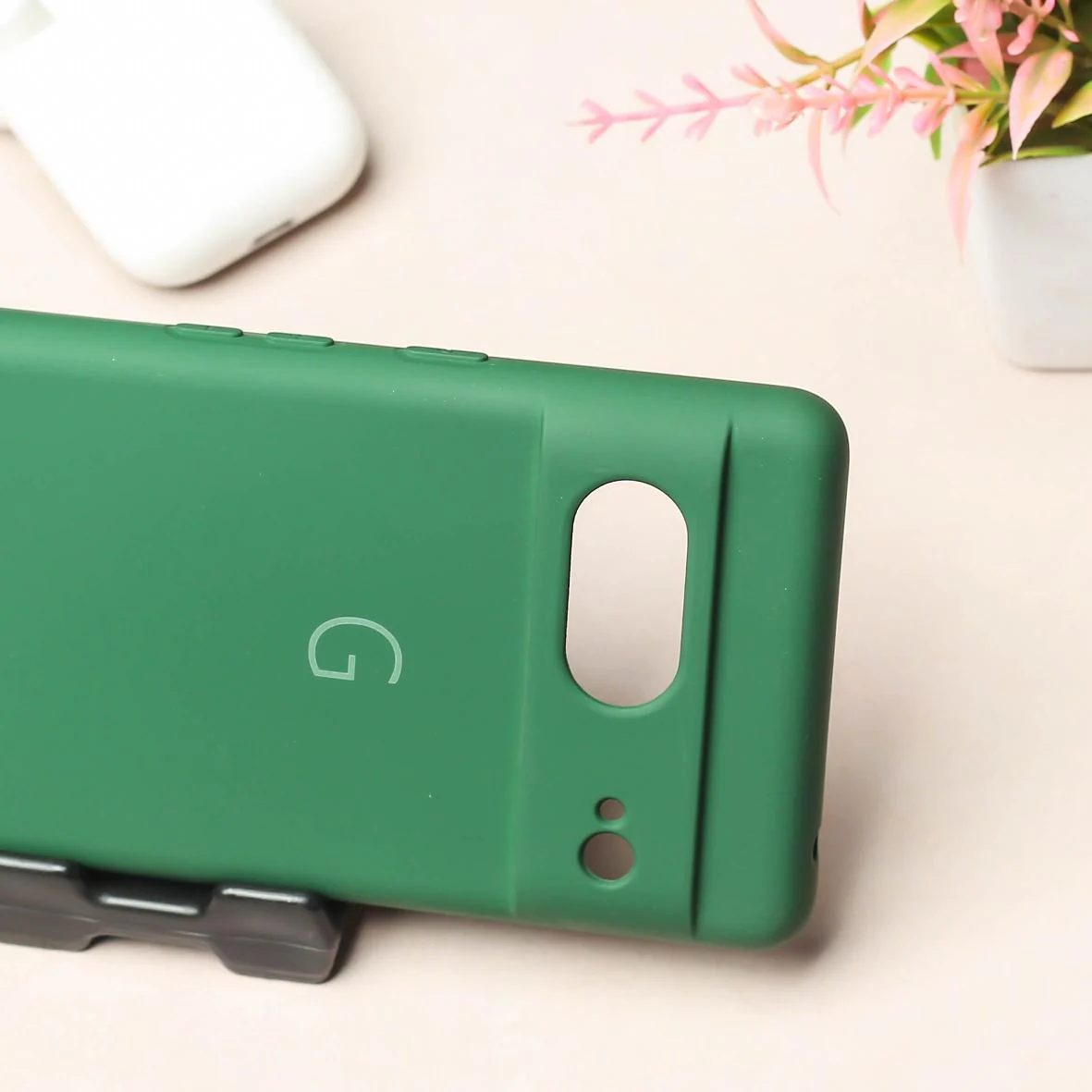 Dark Green Camera Original Silicone case for Google Pixel 7 - Image 4