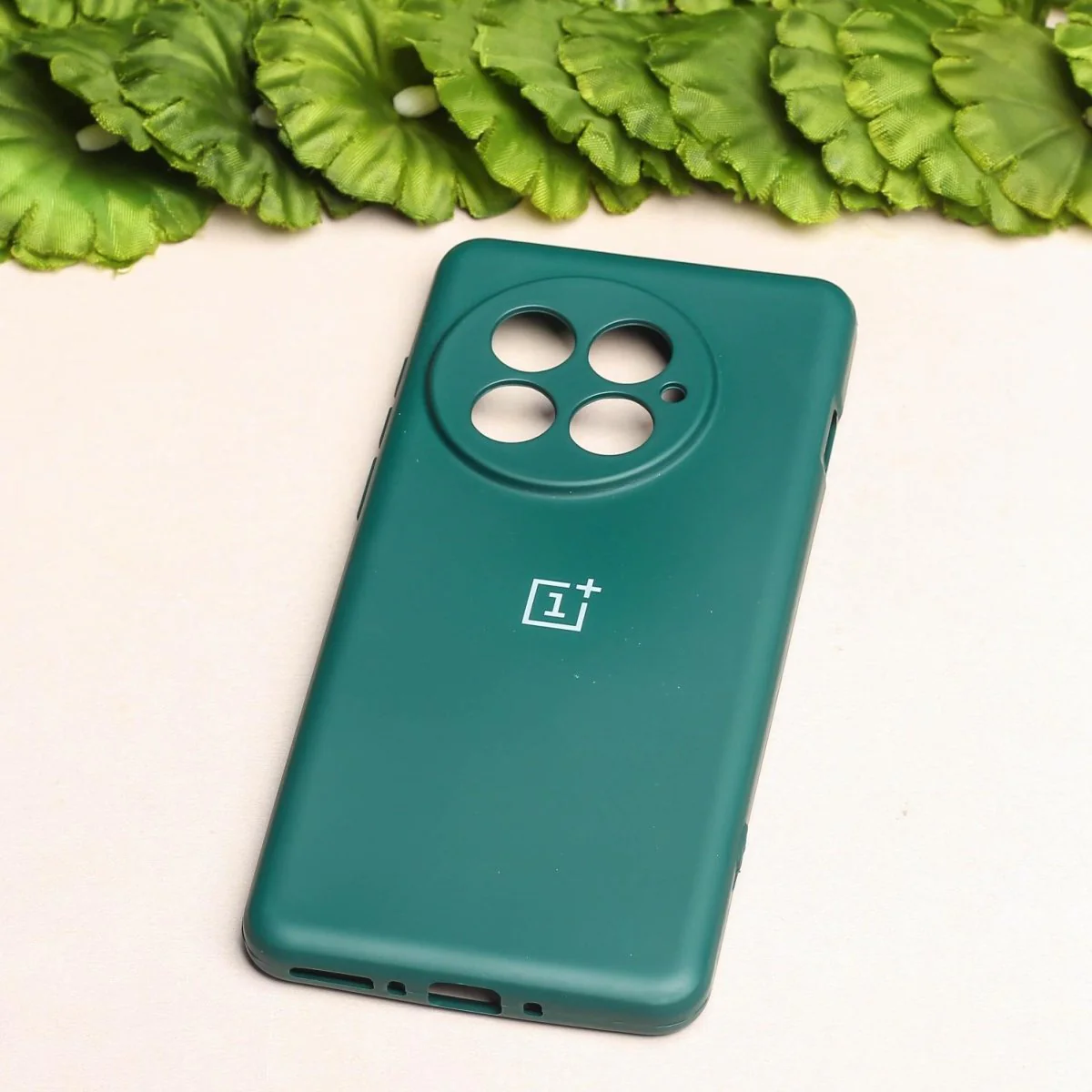 Dark Green Camera Original Silicone case for Oneplus 13 - Image 2