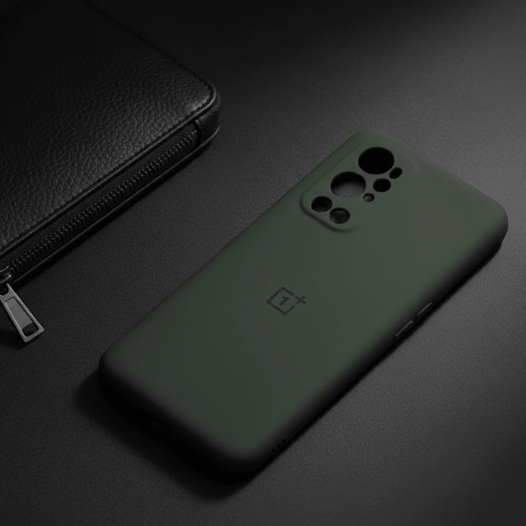 Dark Green Camera Original Silicone Case for Oneplus 9 Pro