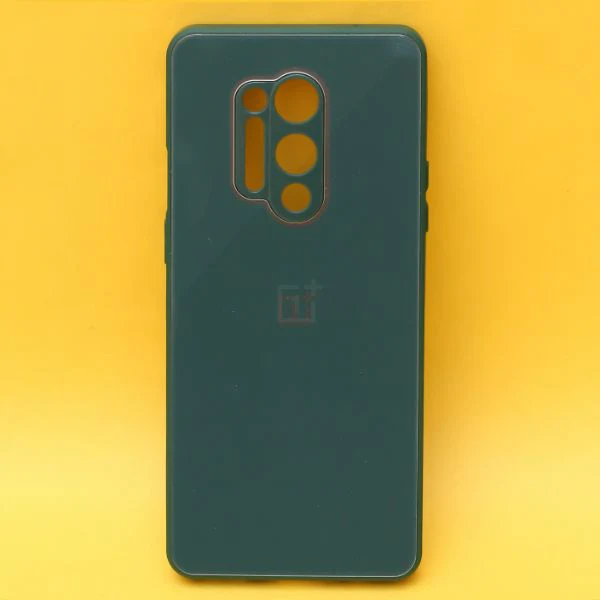 Dark green camera Safe mirror case for Oneplus 8 Pro