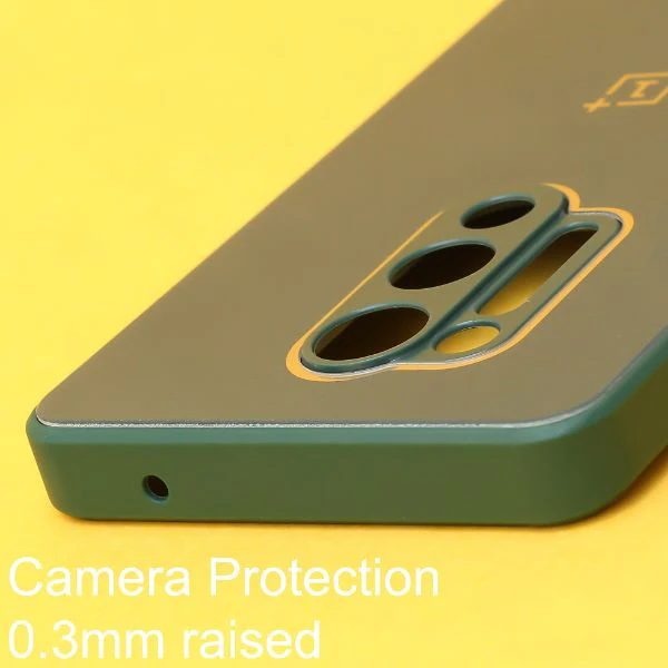 Dark green camera Safe mirror case for Oneplus 8 Pro - Image 4