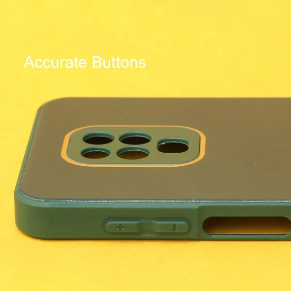 Dark green camera Safe mirror case for Redmi Note 9 Pro Max - Image 3