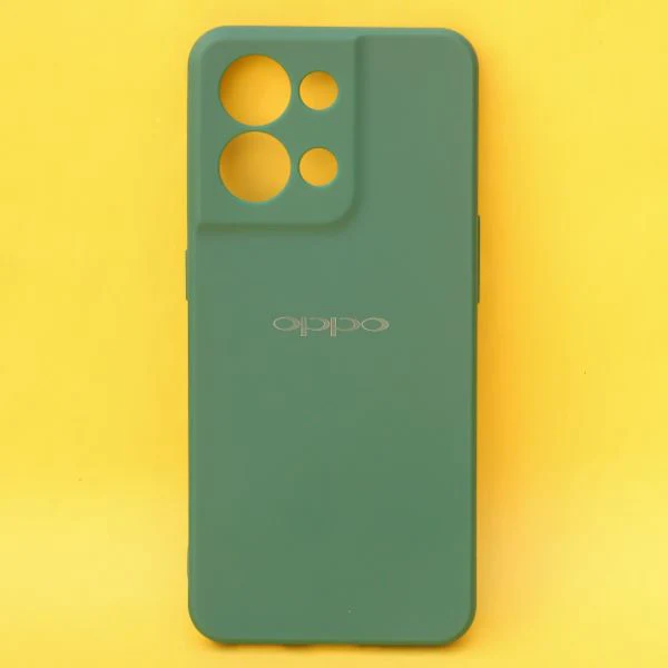 Dark Green candy Silicone Case for Oppo Reno 8