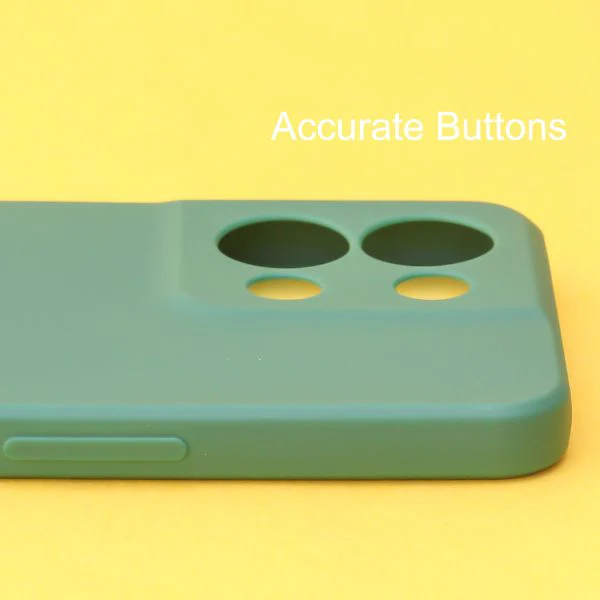 Dark Green candy Silicone Case for Oppo Reno 8 - Image 3