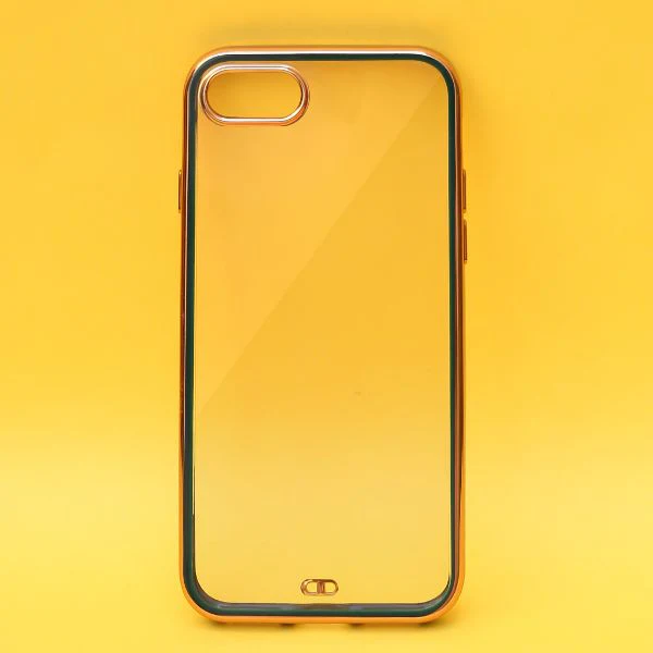 Dark Green Electroplated Transparent Case for Apple iphone 7 - Image 2