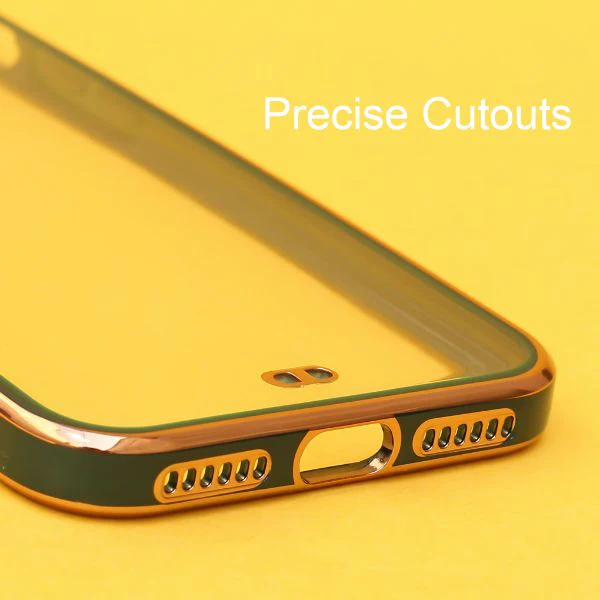 Dark Green Electroplated Transparent Case for Apple iphone 7 - Image 6