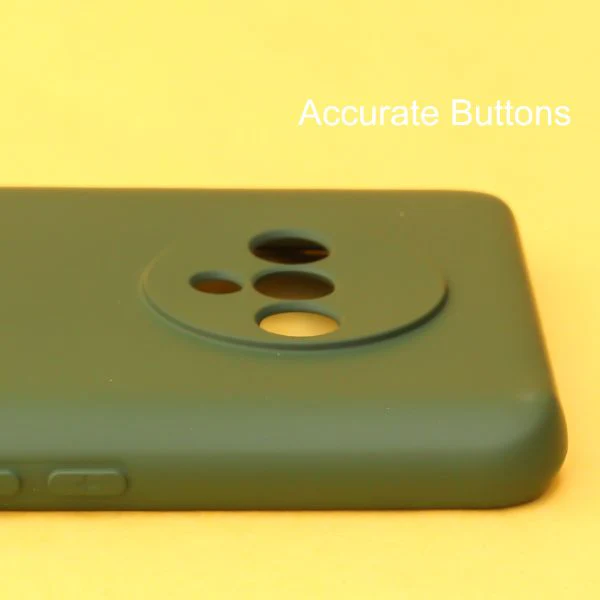 Dark Green Original Camera Silicone case for Oneplus 7T - Image 3