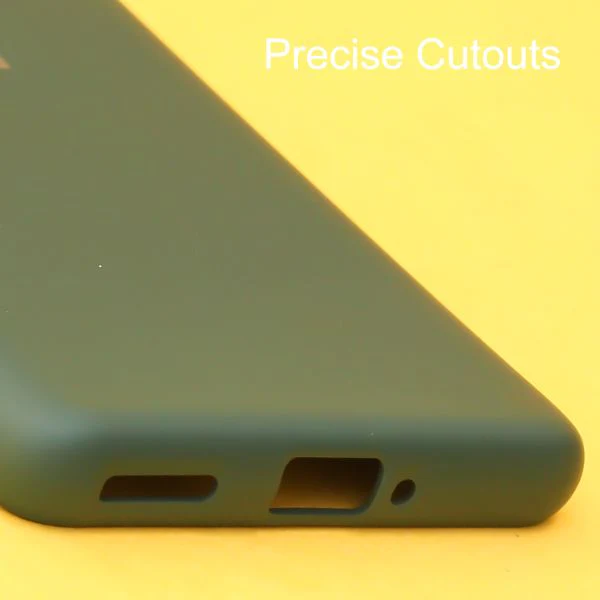 Dark Green Original Camera Silicone case for Oneplus 8 - Image 5