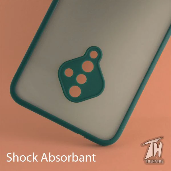 Dark Green Smoke Camera Safe Silicone case for Vivo S1 pro - Image 3