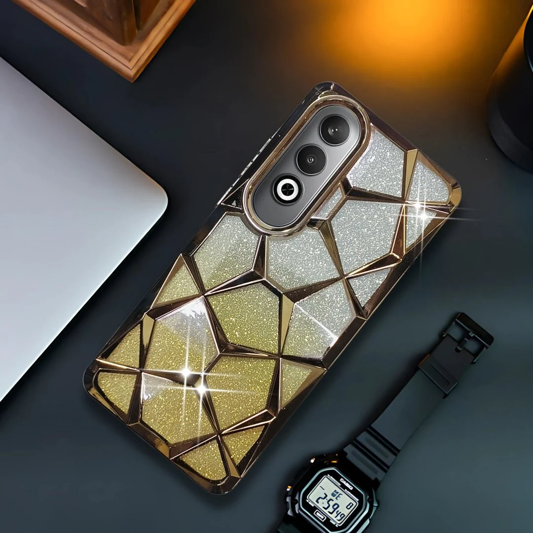 Dazzle Gold Silicone case for Vivo V50 - Image 5