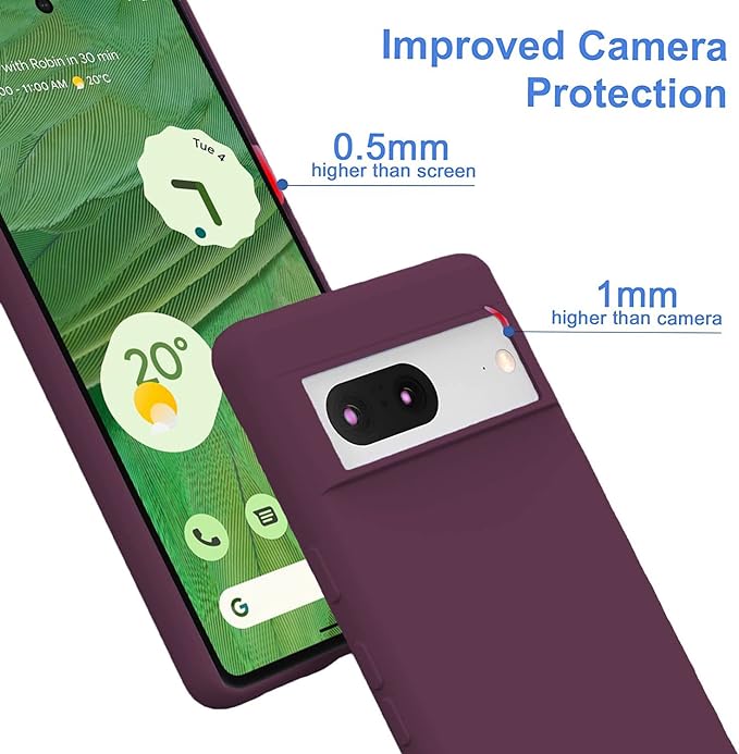 Deep Purple Camera Original Silicone case for Google Pixel 7 Pro - Image 3