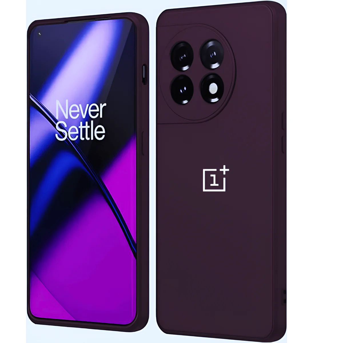 Deep Purple Camera Original Silicone case for Oneplus 11