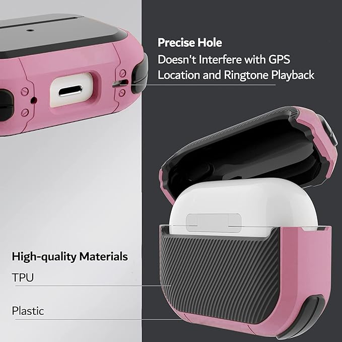 Eggshell Buffer Design (Pink) Silicone Case For Apple Airpods Pro 3 - Image 3