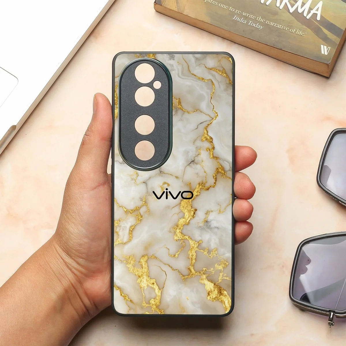 Gold Vein Glory MB Case for Vivo V40 Pro