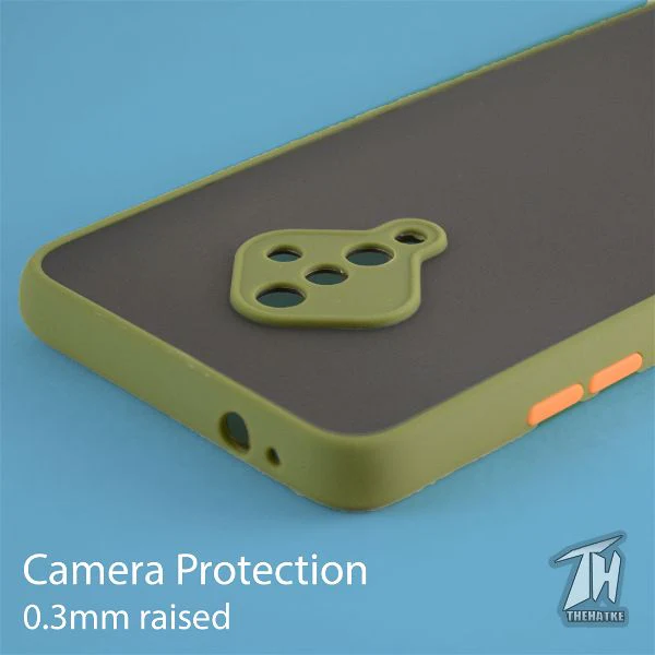 Green Smoke Camera Safe Silicone case for Vivo S1 pro - Image 4