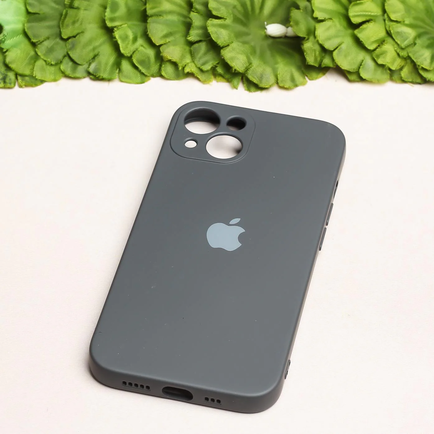 Grey Camera Original Silicone Case for Apple Iphone 14 Plus - Image 2