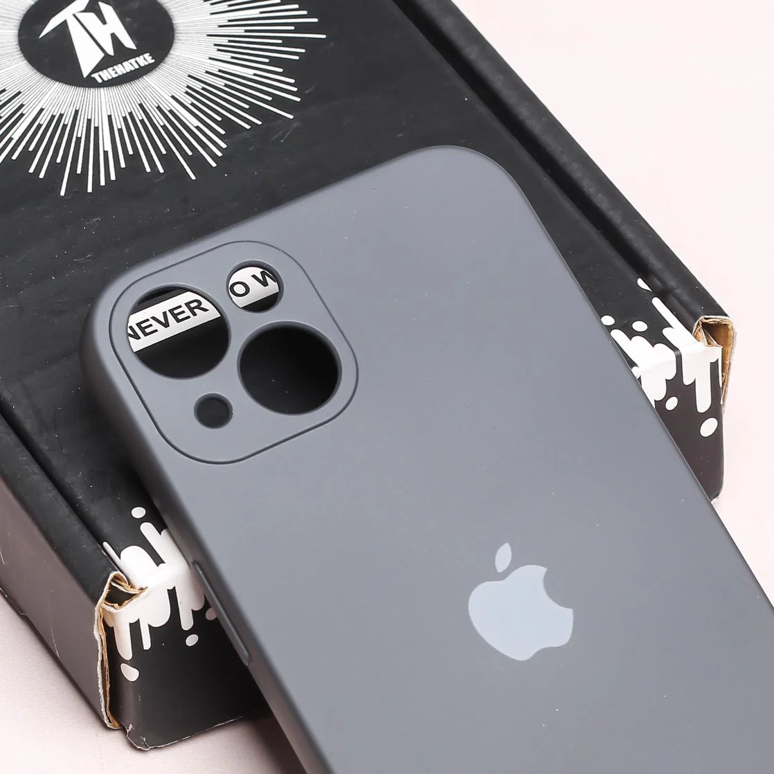 Grey Camera Original Silicone Case for Apple Iphone 14 Plus - Image 4