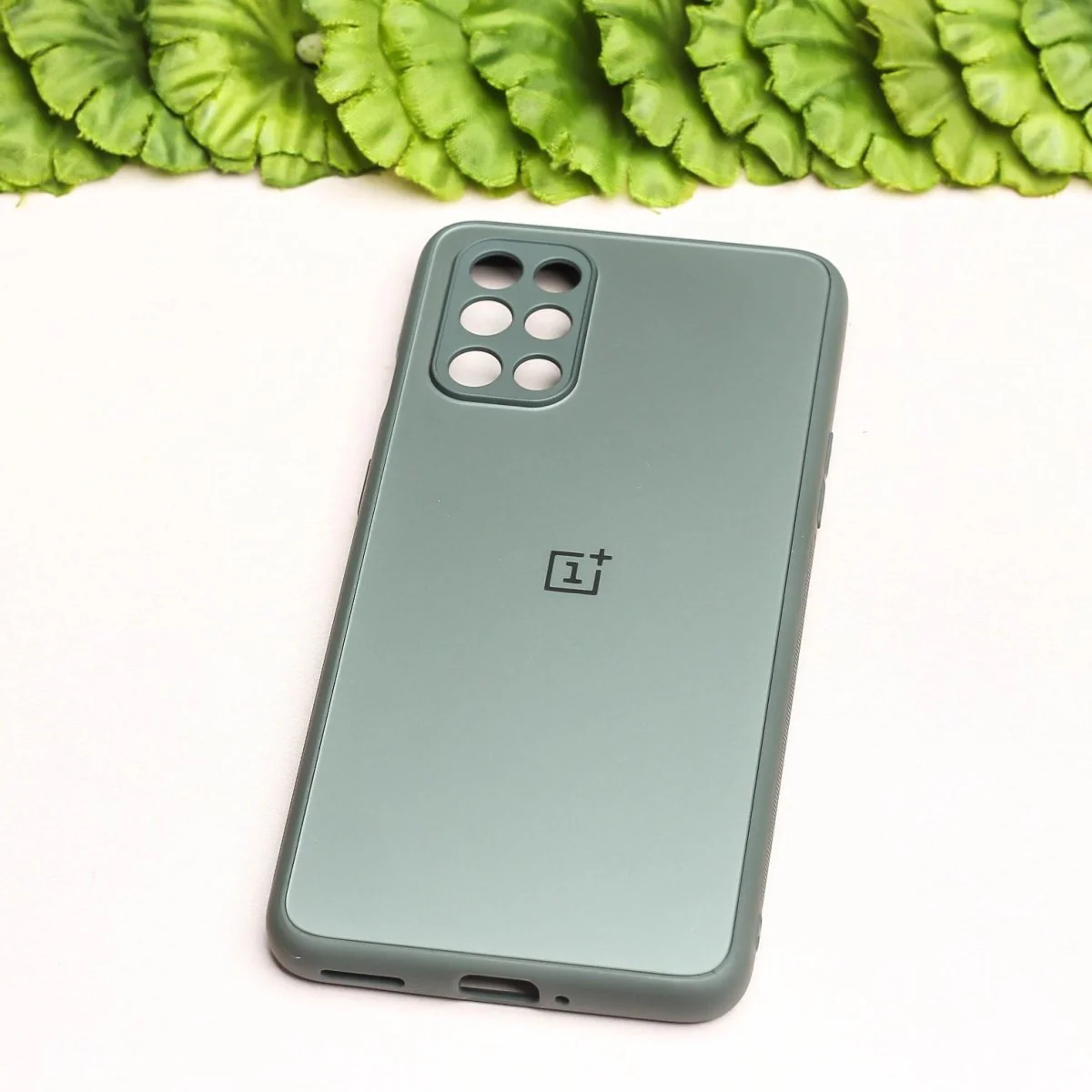 Grey Matte Fiber Silicone case for Oneplus 9r - Image 2