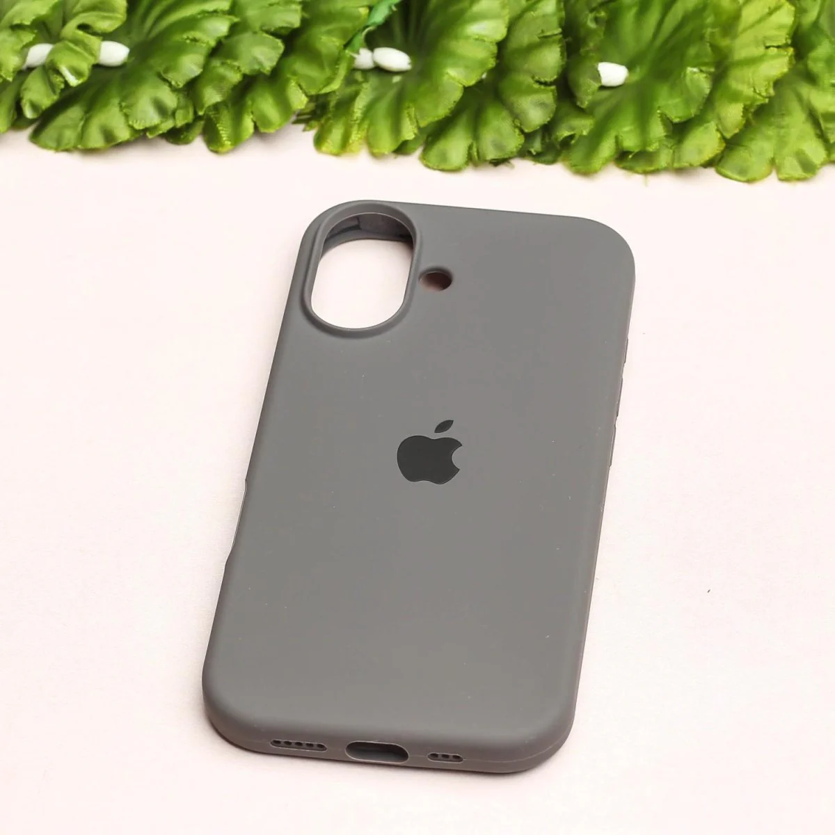 Grey Original Silicone case for Apple iphone 16 Plus - Image 2