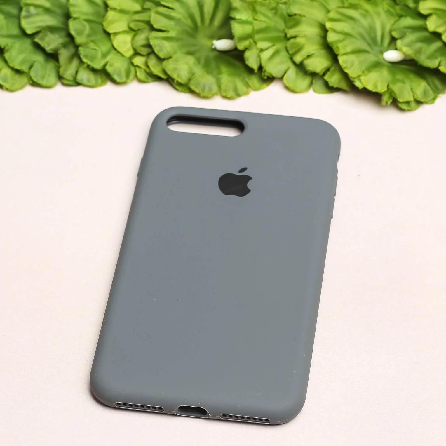 Grey Original Silicone case for Apple Iphone 7 Plus - Image 2