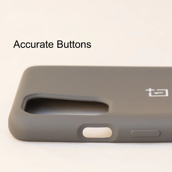 Grey Original Silicone case for Oneplus 9R - Image 3