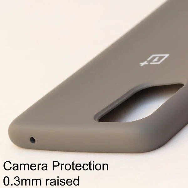 Grey Original Silicone case for Oneplus 9R - Image 4