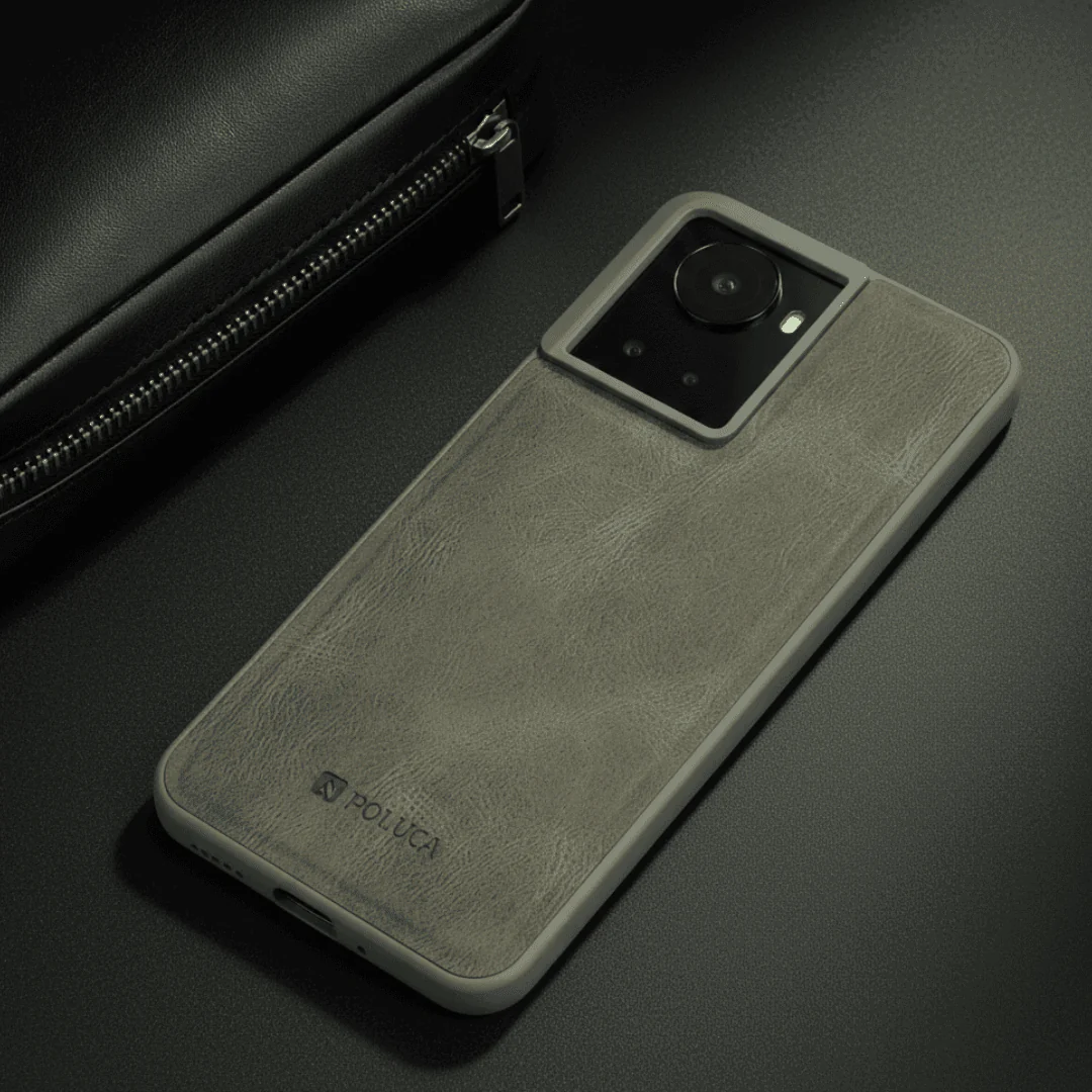 Grey Standard Leather Case for Oneplus 10r