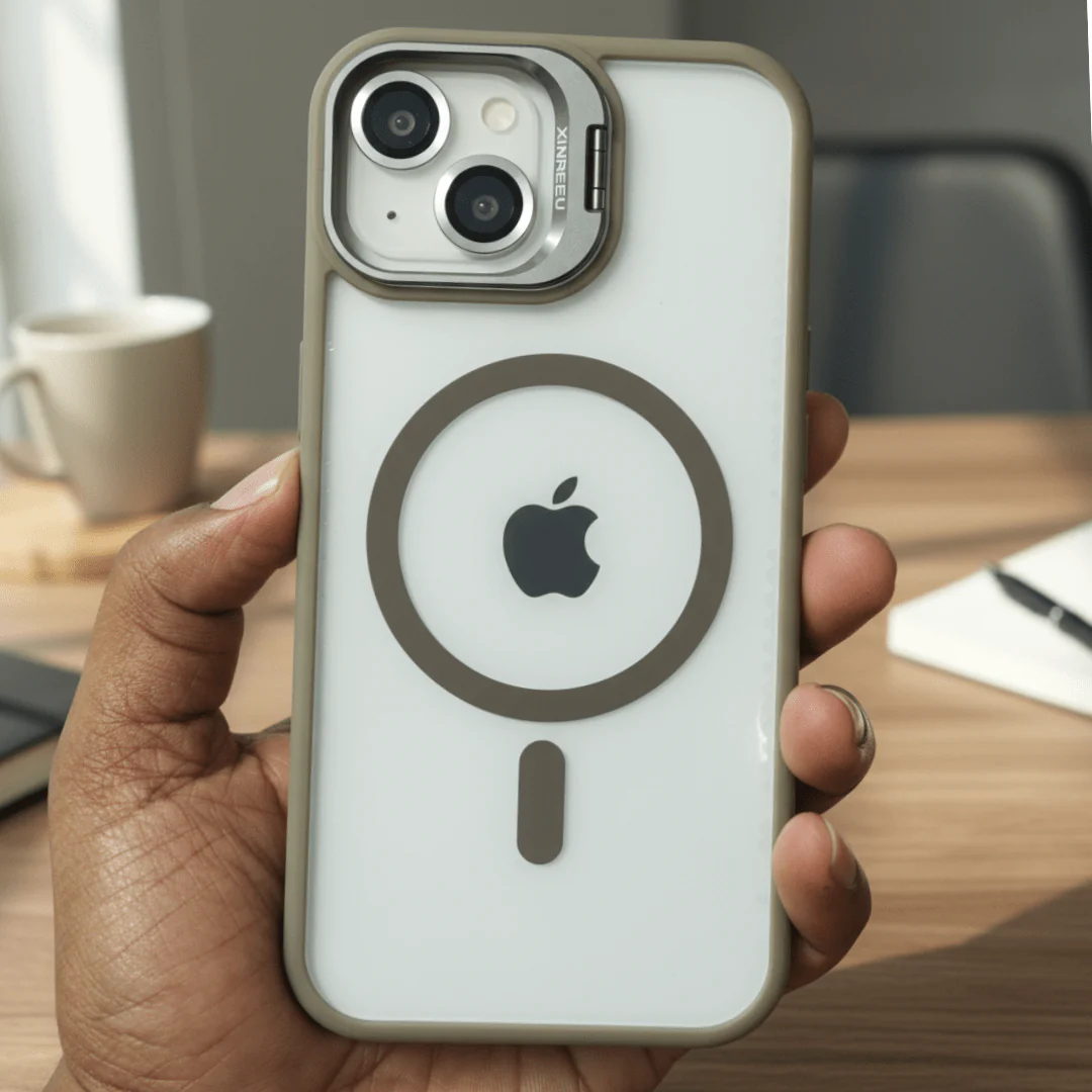Grey XINREEU Transparent Case for Apple iphone 14 Plus - Image 2