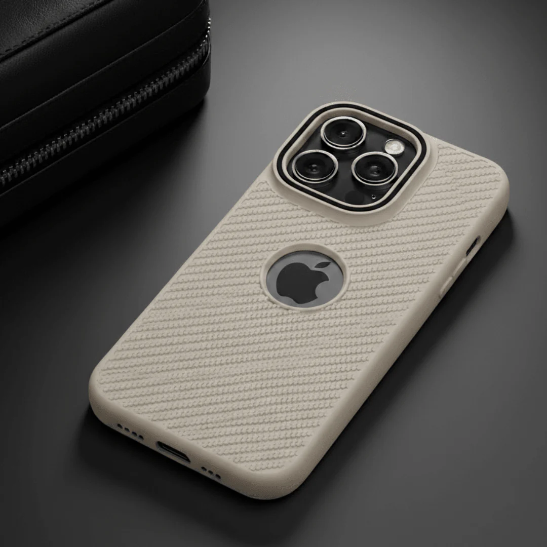 Gripon Grey Silicone Case for Apple iphone 16 Pro