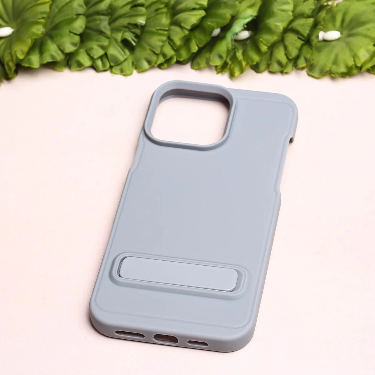 GripStand Cloud blue Silicone case for Apple iphone 16 Pro - Image 2