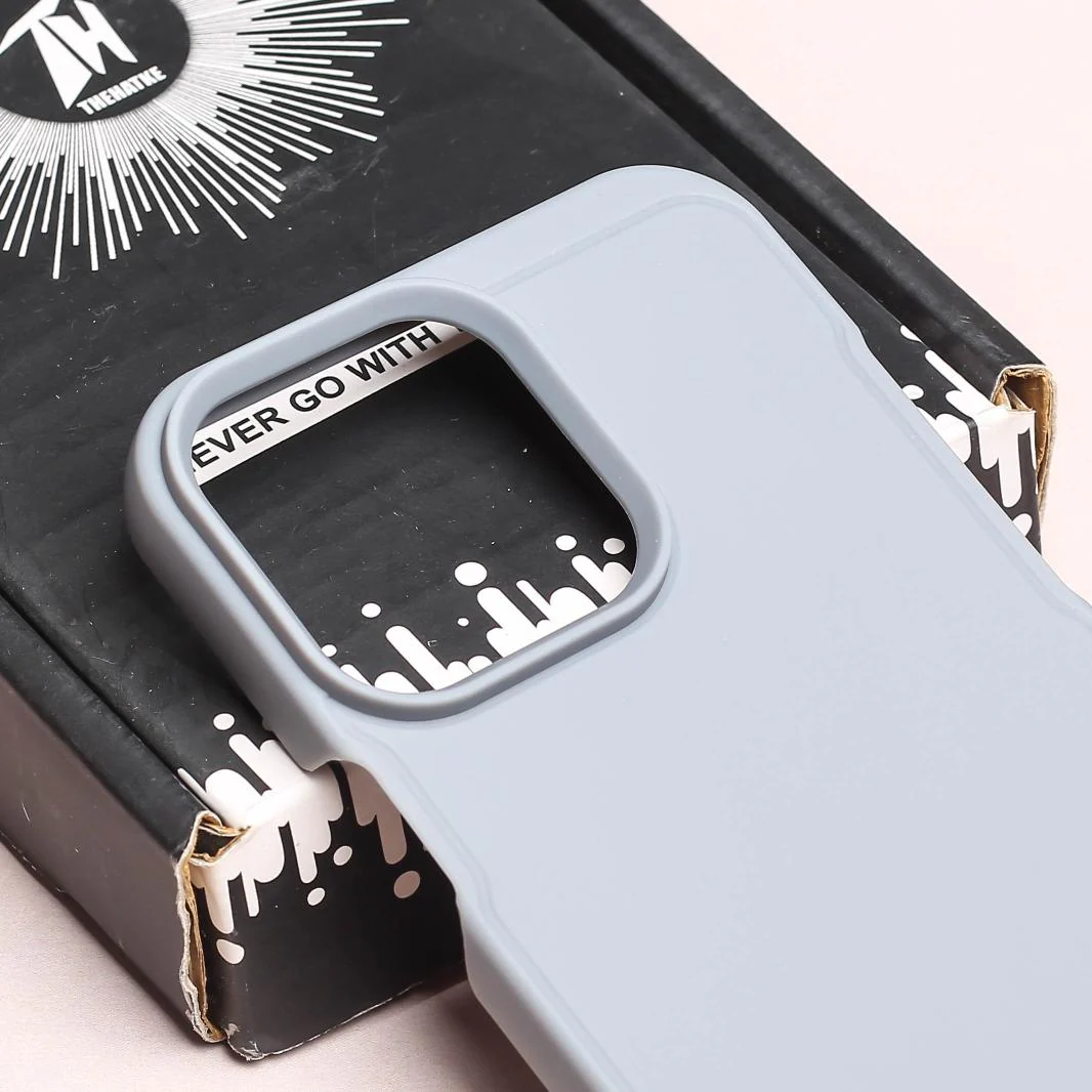 GripStand Cloud blue Silicone case for Apple iphone 16 Pro - Image 4