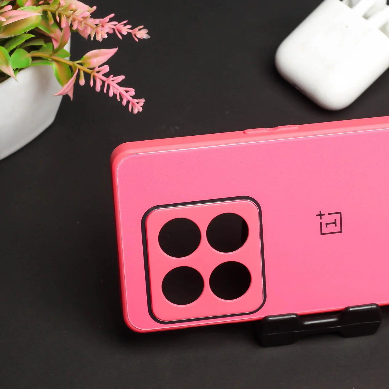 Dark Pink camera Safe mirror case for Oneplus 10 Pro - Image 3