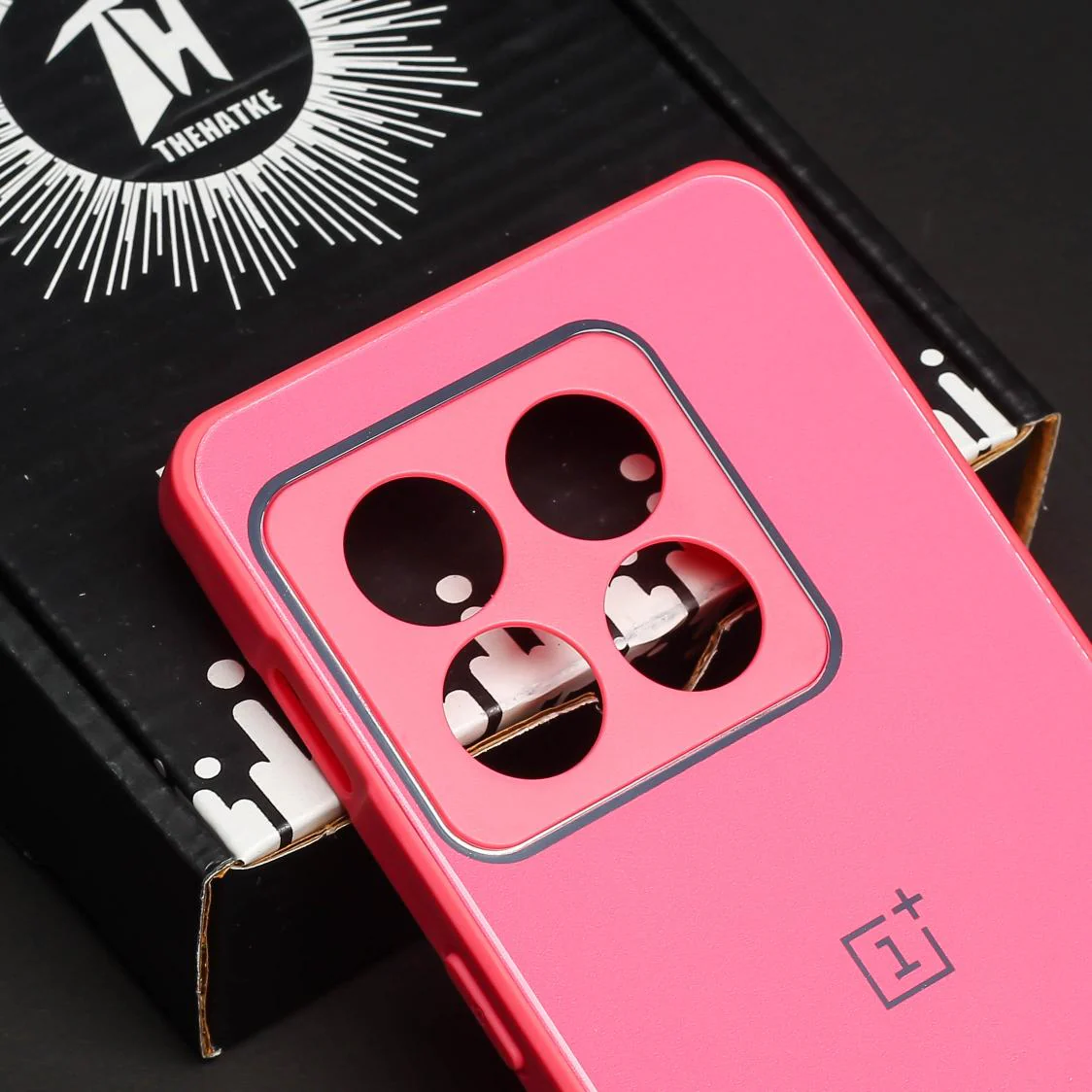 Dark Pink camera Safe mirror case for Oneplus 10 Pro - Image 4