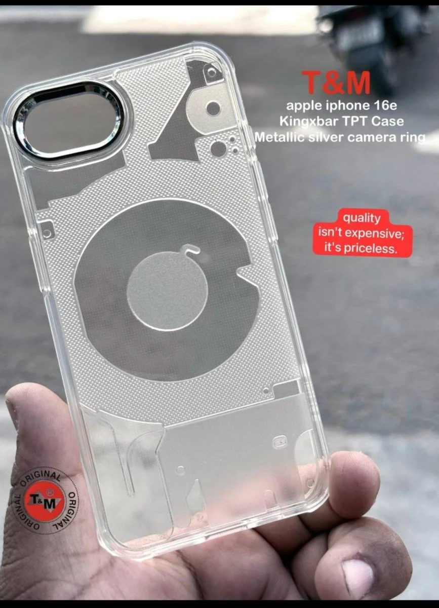 King bar silicon Case for Apple iphone 16E