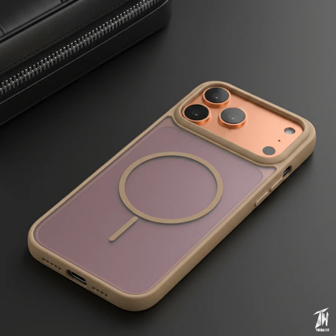 KYRON Matte Brown Case for Apple Iphone 17 Pro