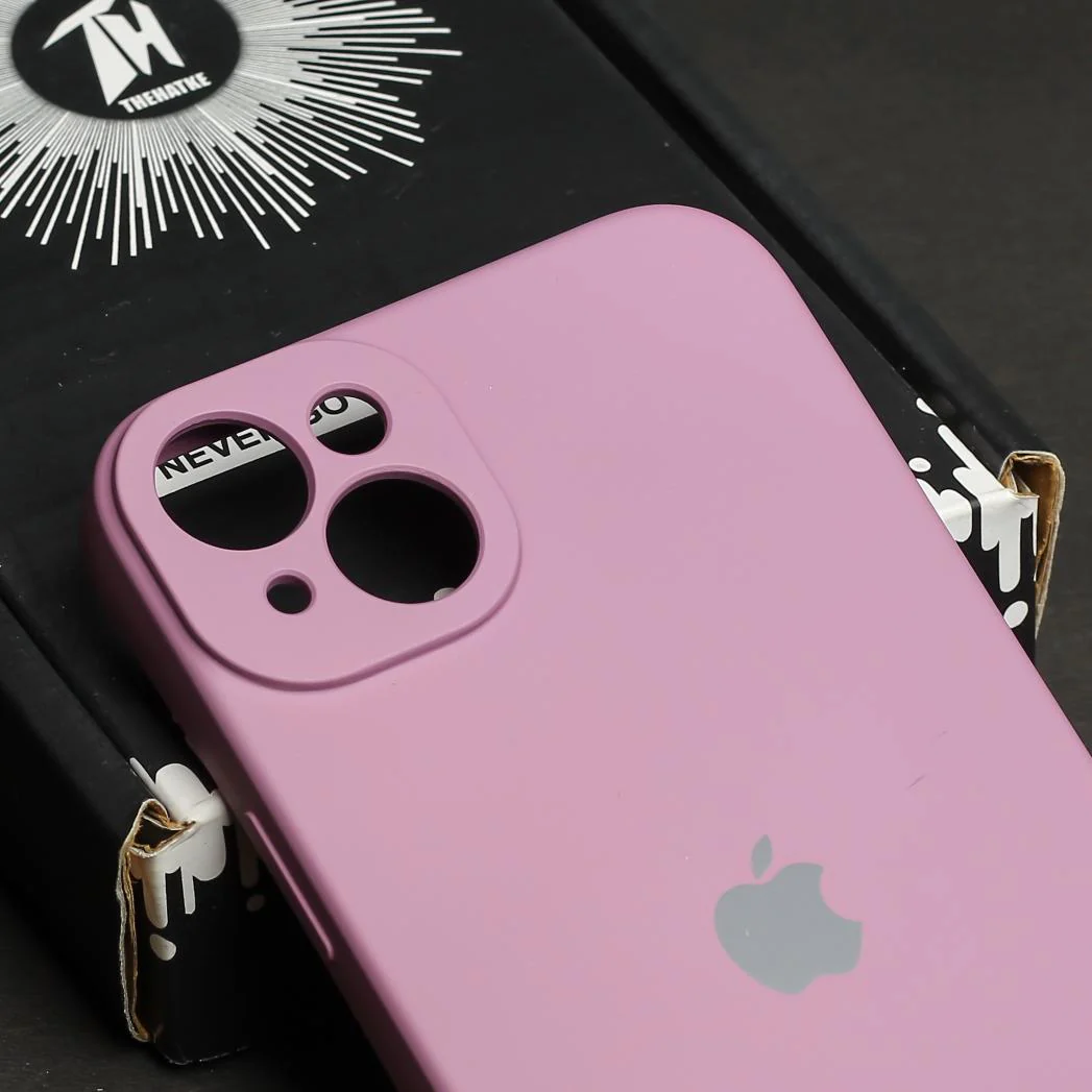 Lavender Original Camera Silicone case for Apple iphone 14 Plus - Image 5