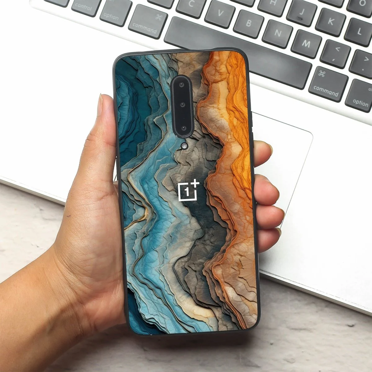 Layered Marble MB Case for Oneplus 7 Pro