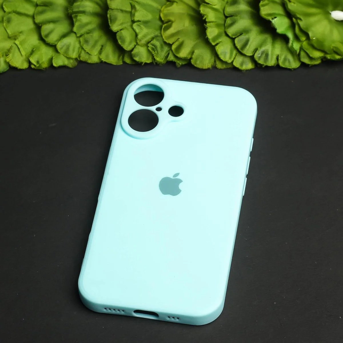 Light Blue Candy Silicone Case for Apple Iphone 16 - Image 2