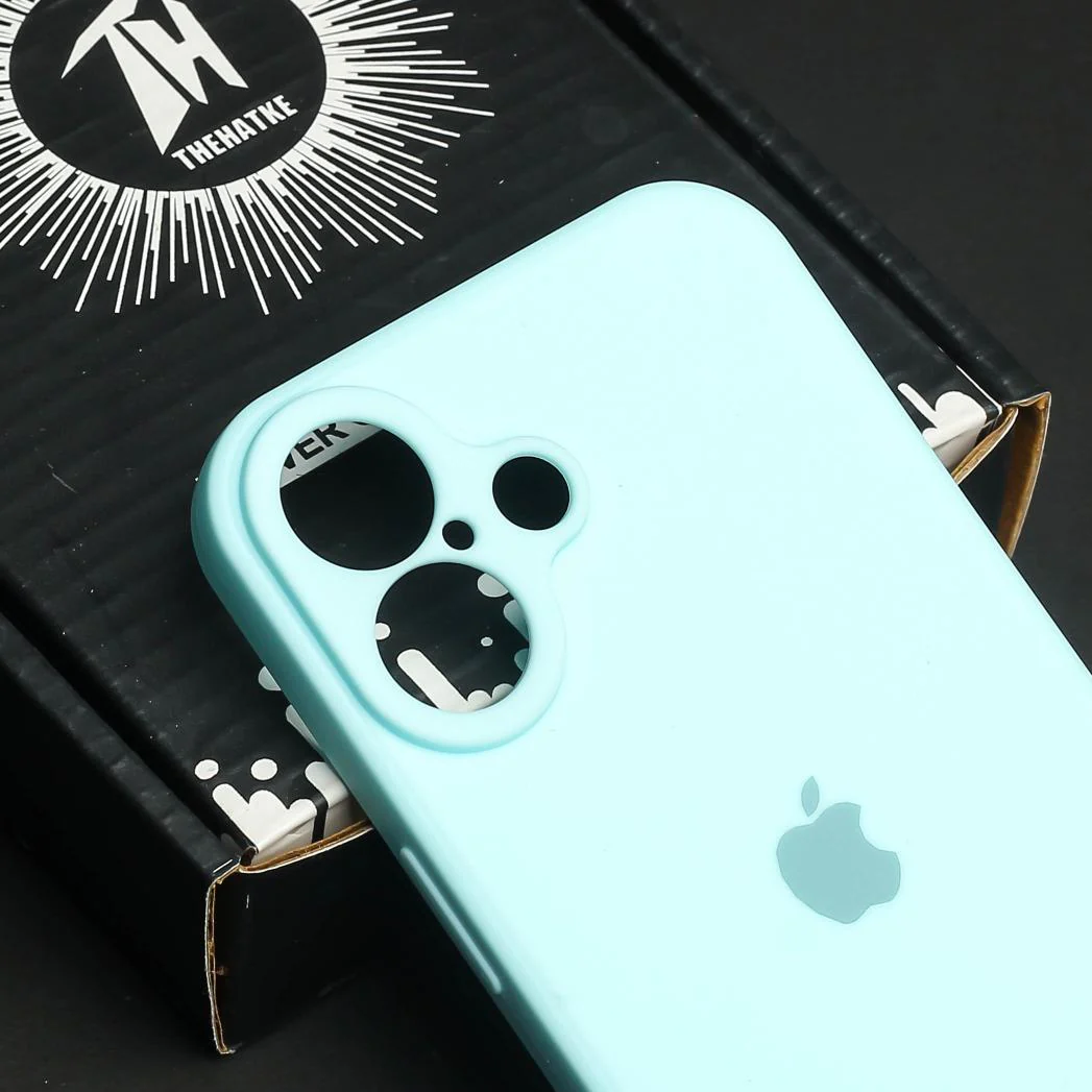 Light Blue Candy Silicone Case for Apple Iphone 16 - Image 4