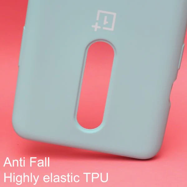 Light Blue Original Silicone case for Oneplus 8 - Image 2