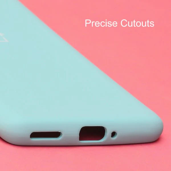 Light Blue Original Silicone case for Oneplus 8 - Image 5