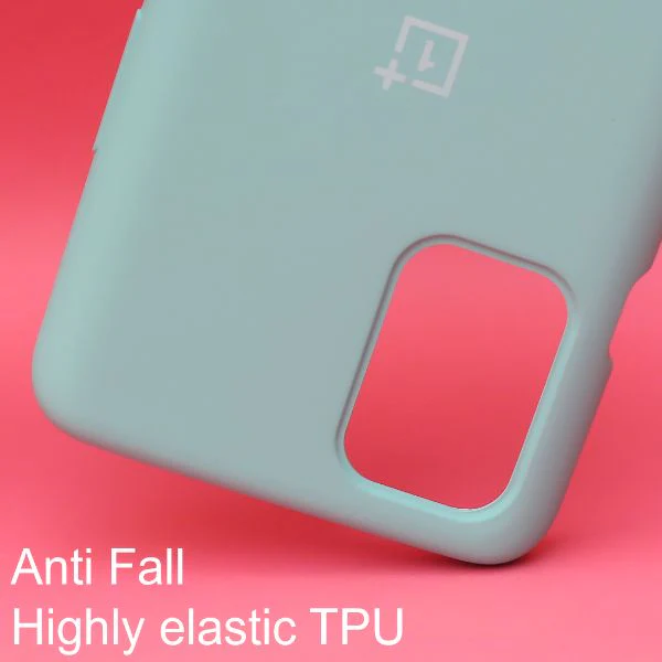 Light Blue Original Silicone case for Oneplus 9 Pro - Image 2