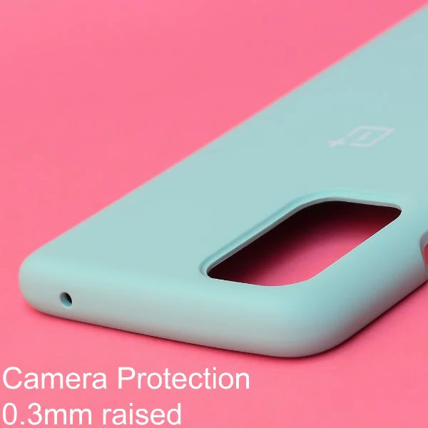 Light Blue Original Silicone case for Oneplus 9R - Image 4