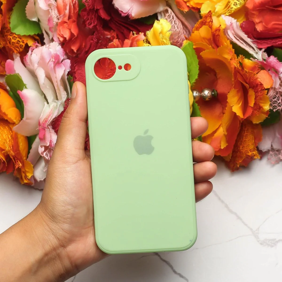Light Green Candy Silicone Case for Apple Iphone 16E