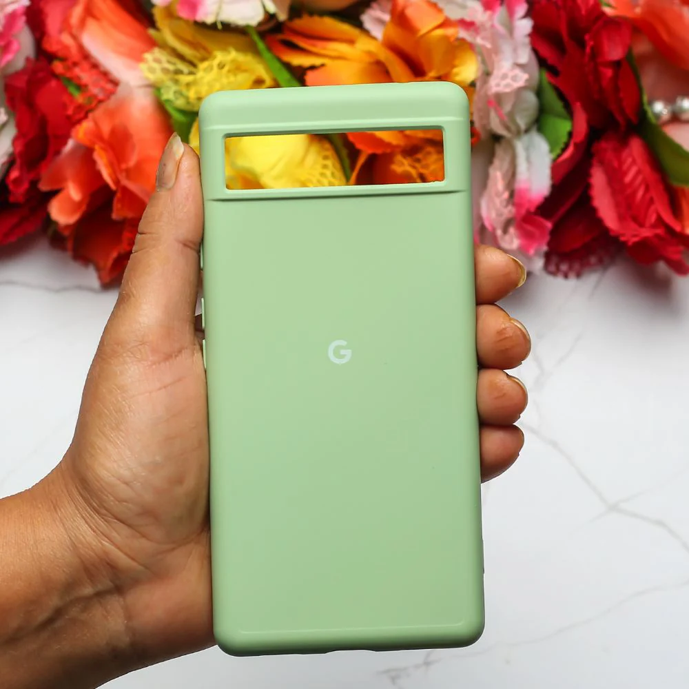 Light Green Original Silicone case for Google Pixel 8