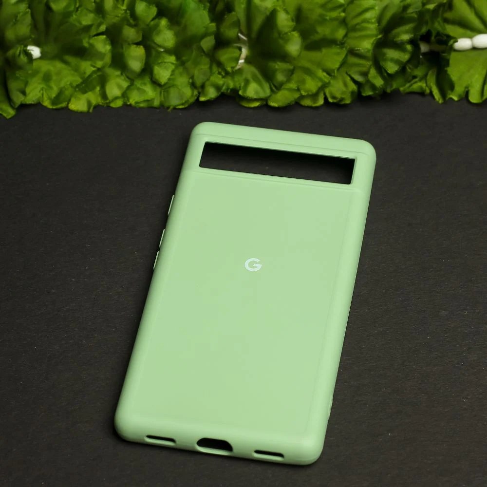 Light Green Original Silicone case for Google Pixel 8 - Image 2