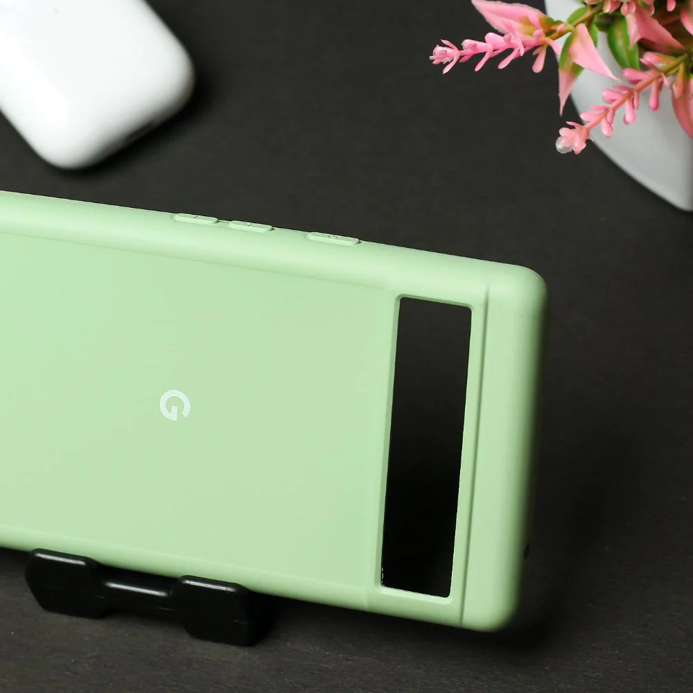 Light Green Original Silicone case for Google Pixel 8 - Image 3