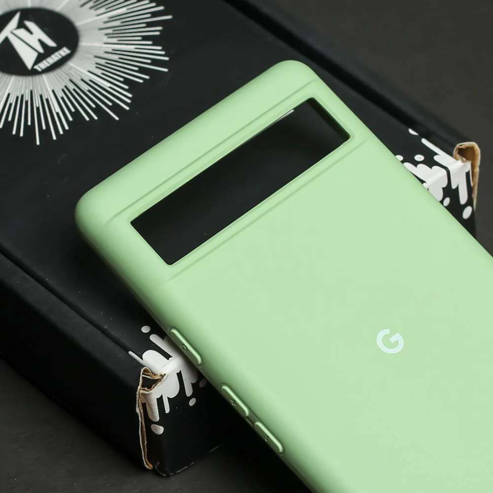 Light Green Original Silicone case for Google Pixel 8 - Image 4