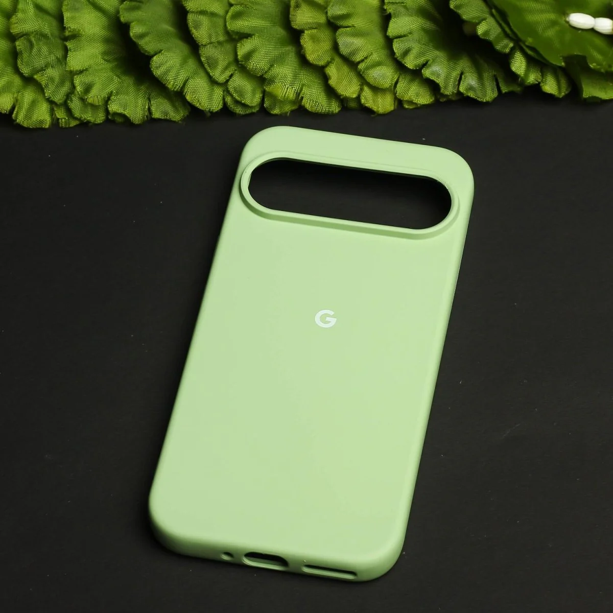 Light Green Original Silicone case for Google Pixel 9 - Image 2