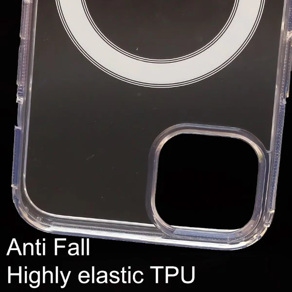 MagSafe Clear Transparent Silicone case for Apple iphone 12 Mini - Image 3